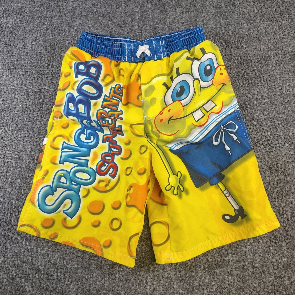 Kids Headquarters Swim Trunks Toddler Boys 3T Yellow SpongeBob SquarePants